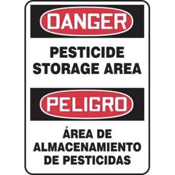 Accuform BILINGUAL OSHA DANGER Safety Sign SBMCAW116XT SBMCAW116XT - main